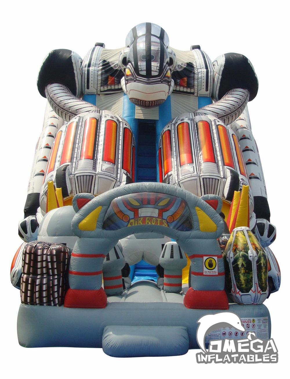 Bounce Bot Inflatable Omega Inflatables Factory - 15FT China Inflatable Factory Tropical ...
