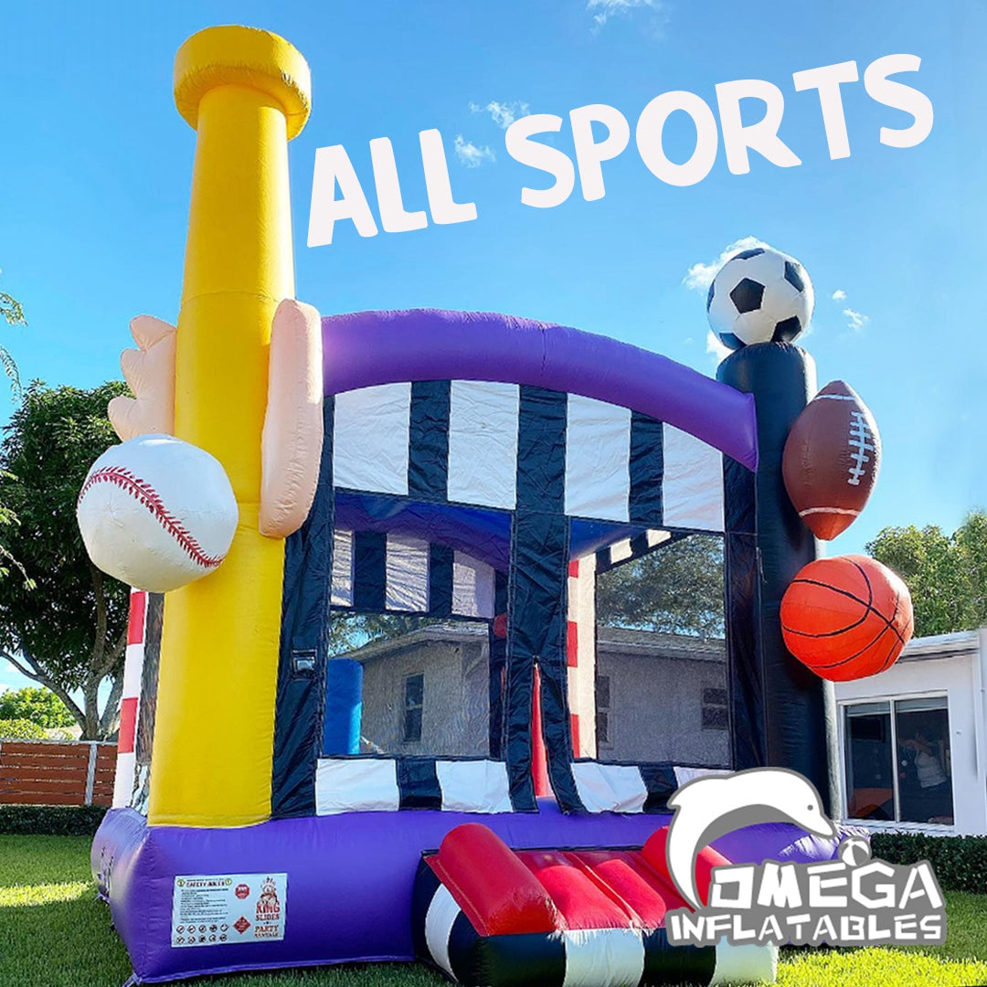 All Sports Commercial Bounce House for sale Omega Inflatables