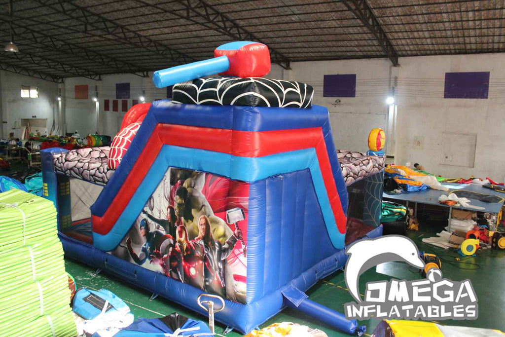 Avengers Commercial Inflatables Bouncy Castle
