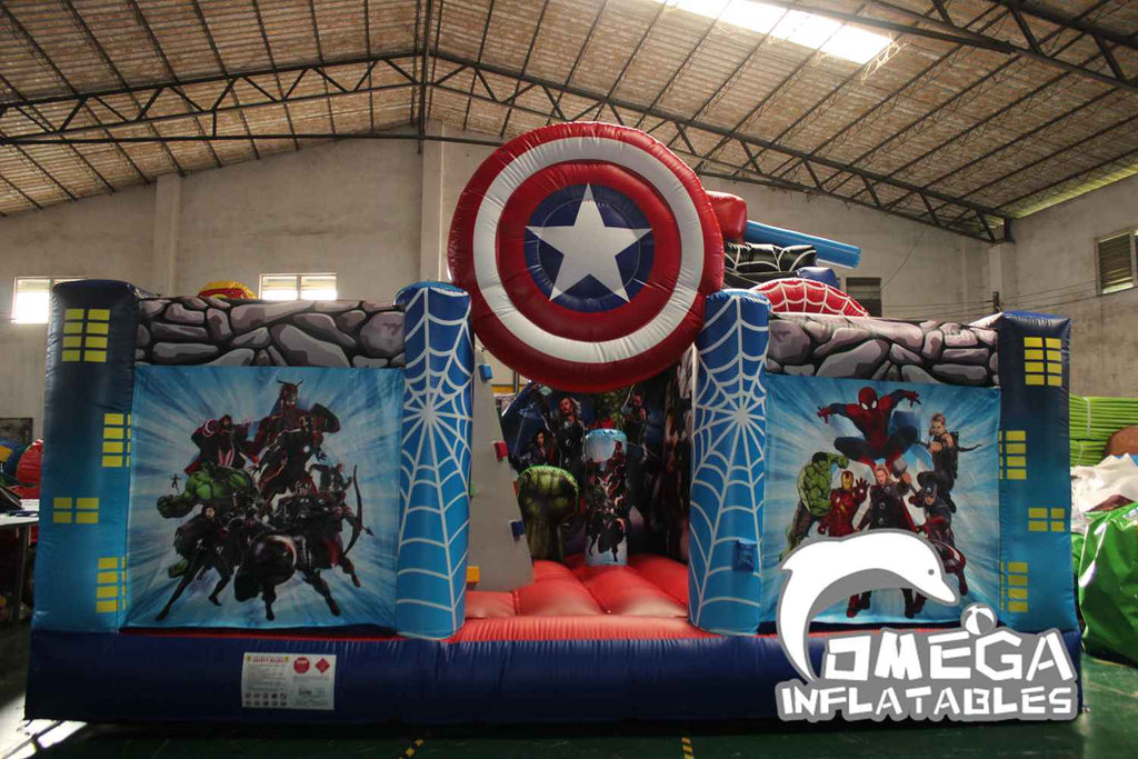 Avengers Commercial Inflatables Bouncy Castle
