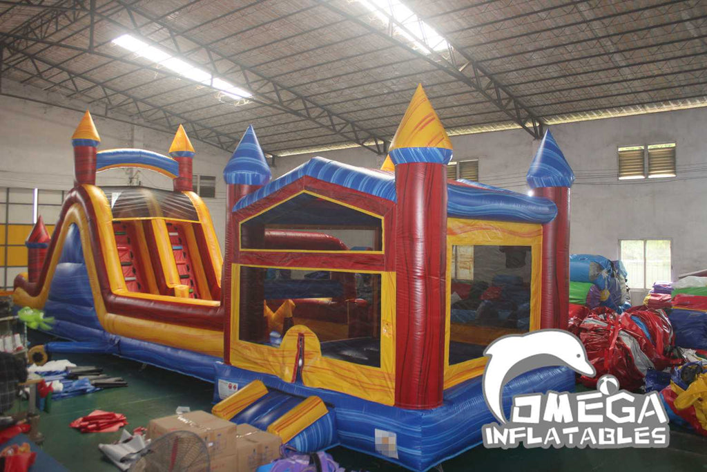 Inflatable Castle Bounce Obstacle Course