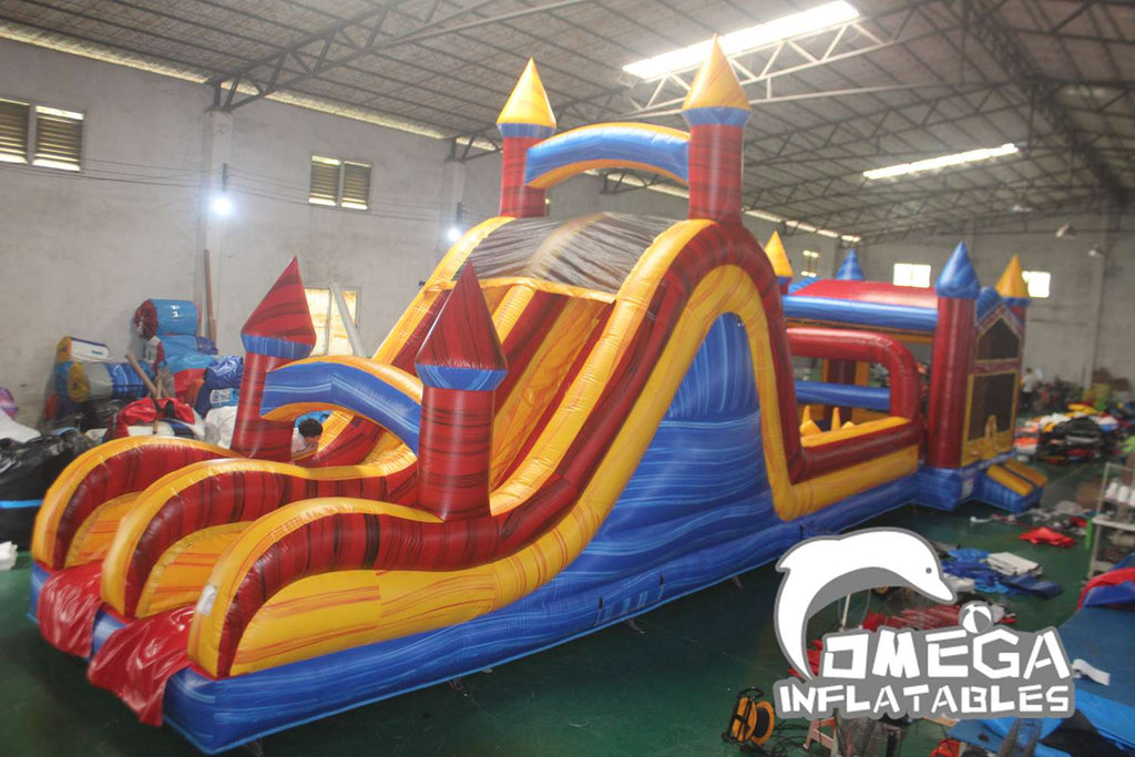 Inflatable Castle Bounce Obstacle Course