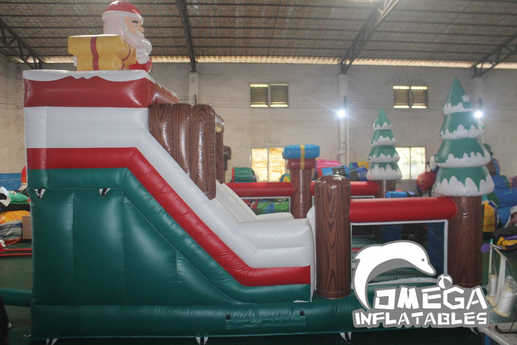 Christmas Santa Tree Slide