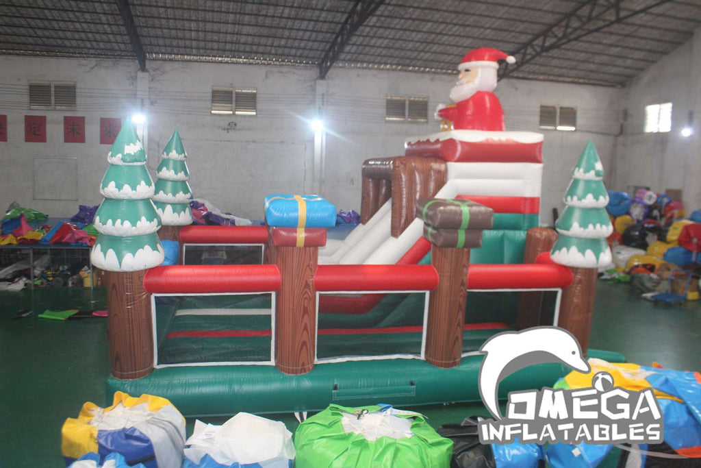 Christmas Santa Tree Slide