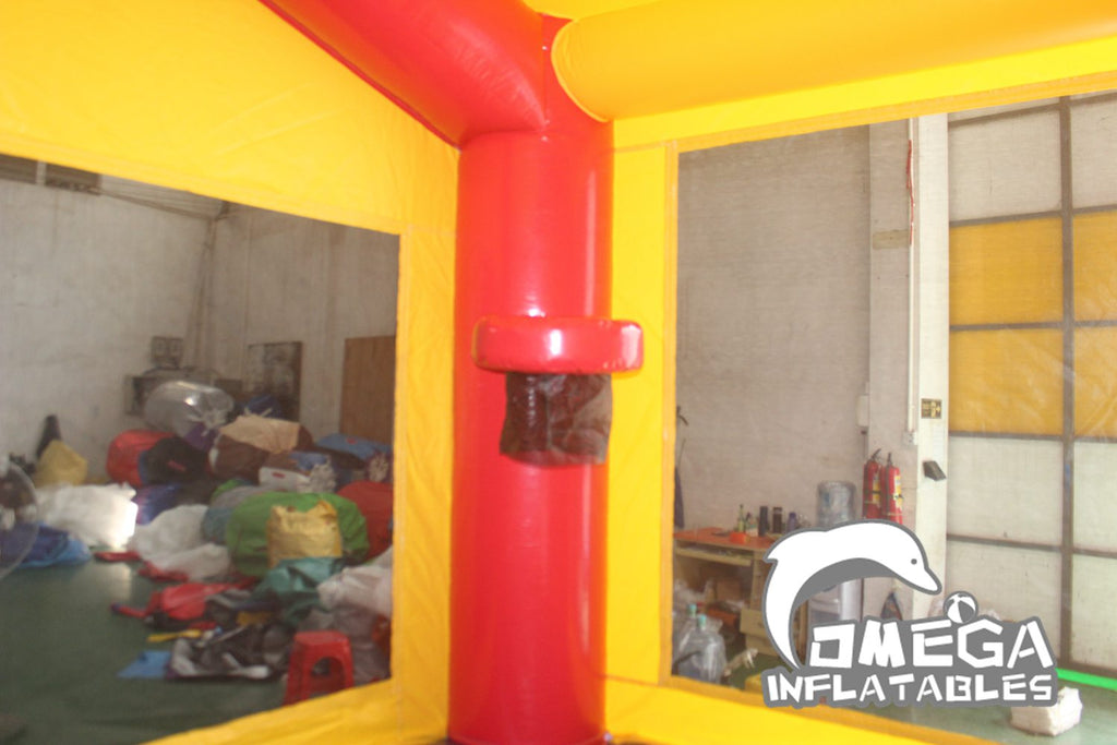 69FT Circus Obstacle With Roller Slide