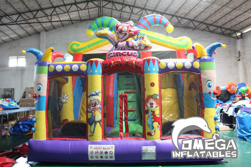 Omega Inflatables Factory - Circus Inflatable Dual Lane Slide