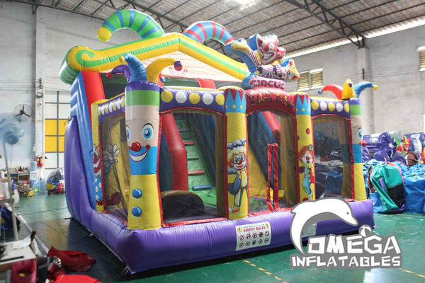 Omega Inflatables Factory - Circus Inflatable Dual Lane Slide