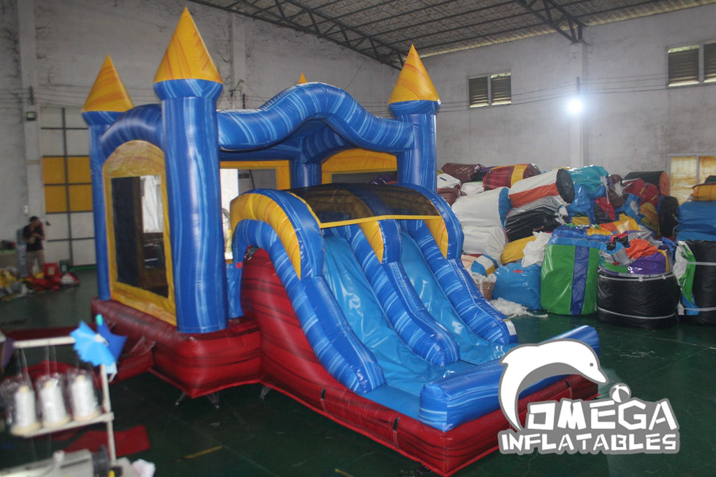 Commercial Inflatable Marble Dry Combo