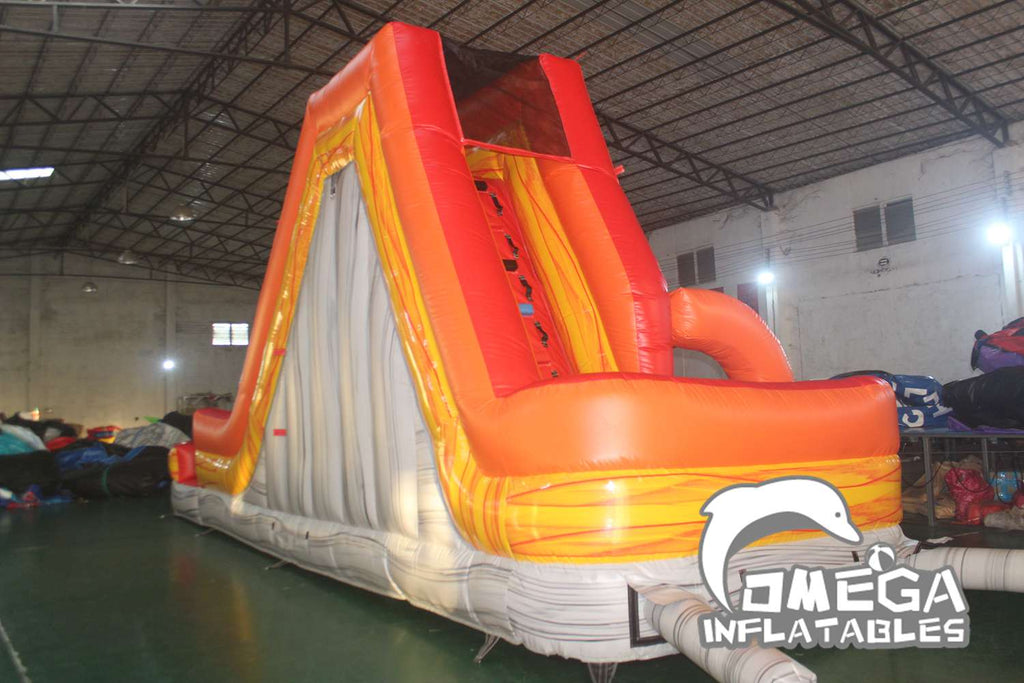 Fire Marble Water Slide