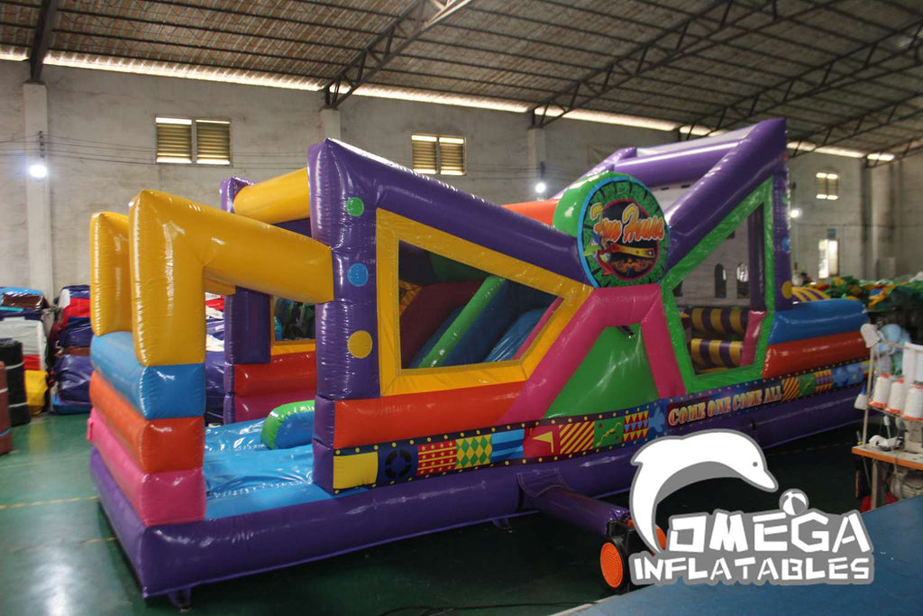 Fun House Obstacle Course Commercial Inflatables for sale