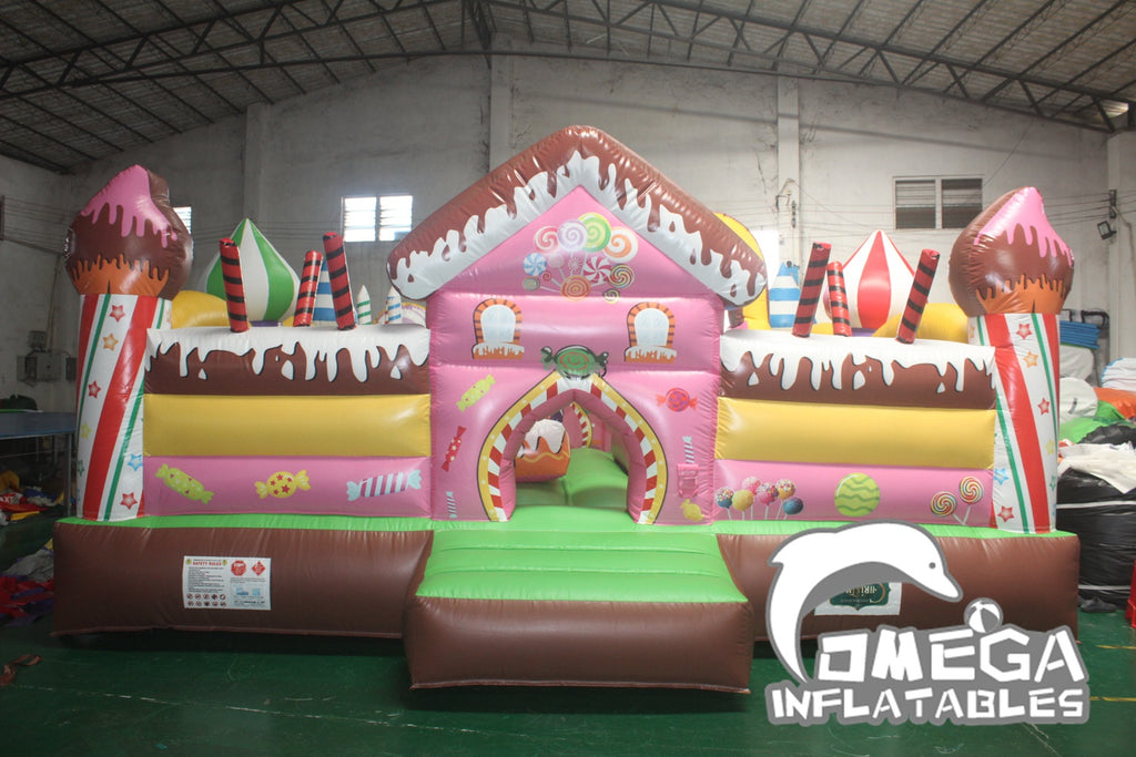 Omega Inflatables Factory - Inflatable Candy Theme Playland Large ...