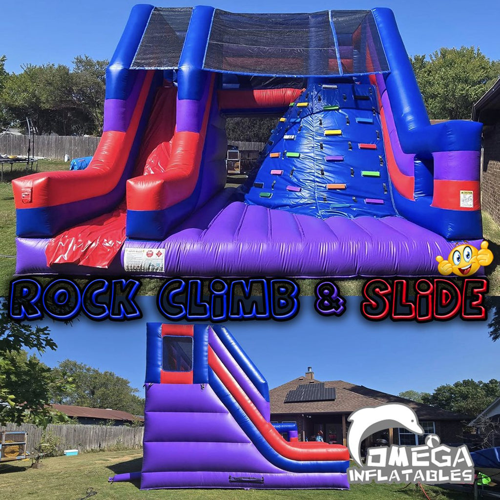 Inflatable Rock Climb & Slide
