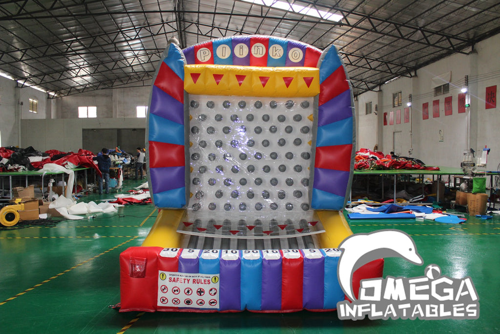 Inflatable Interactive Plinko Game