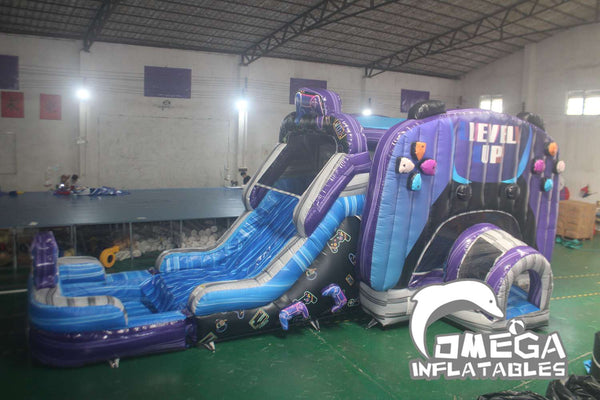 Omega Inflatables Factory - 30x13FTLevel Up Inflatable Dry Combo
