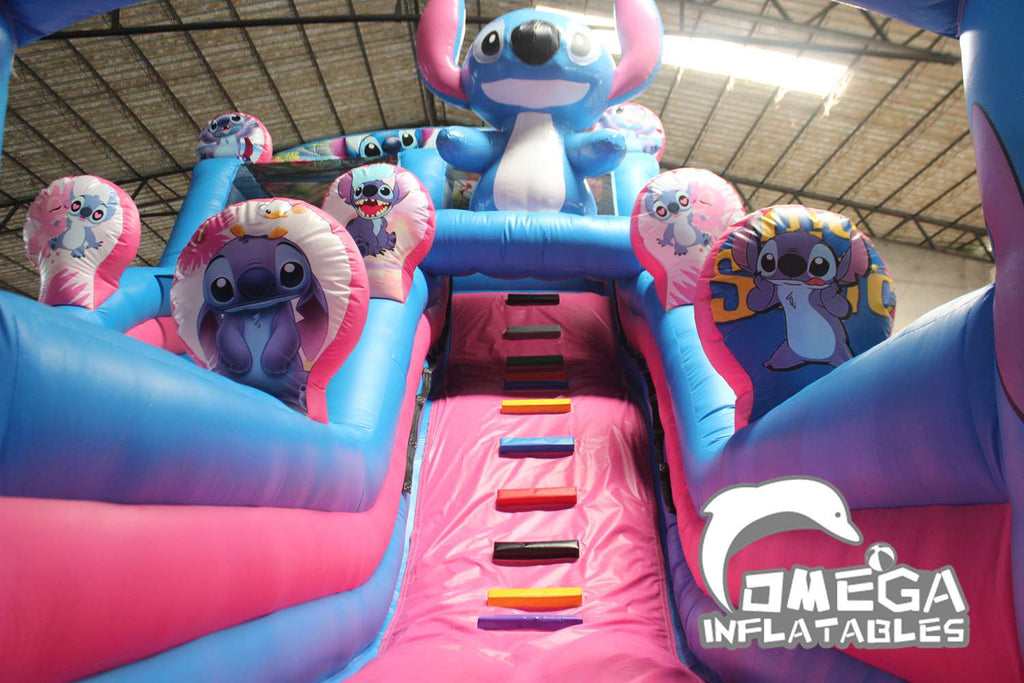 Omega Inflatables Factory - 18ft Tiger Strip Water Slide with Slip n Slide