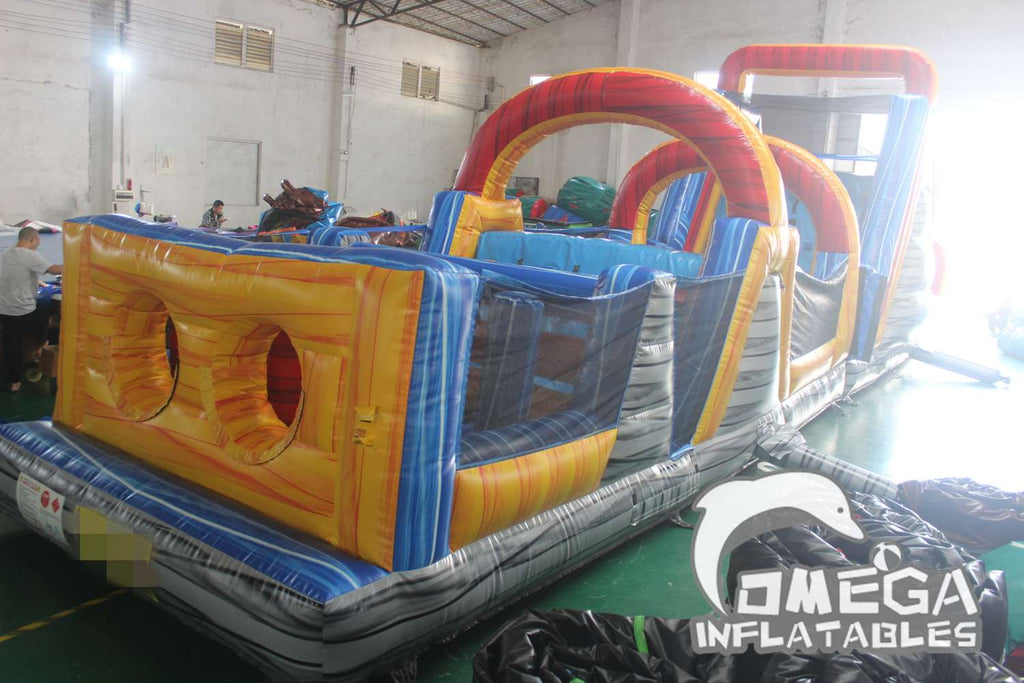 Marble Commercial Inflatable Obstacle Course