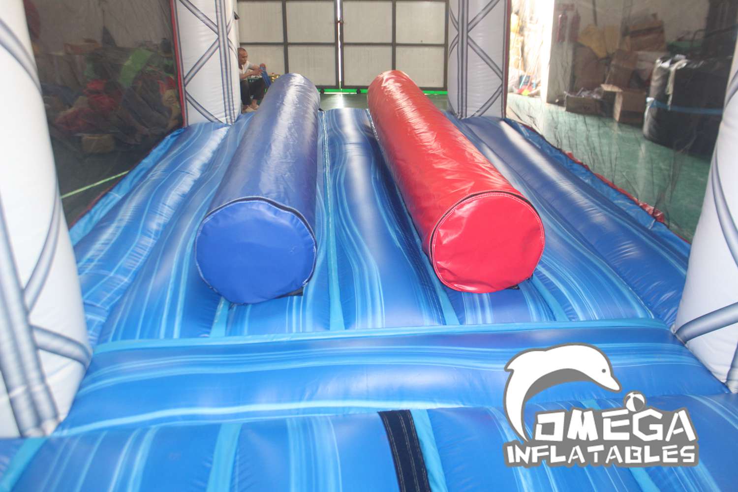 Ninja Course Inflatable Omega Inflatables Factory - Danger Zone Obstacle Course Commercial ...