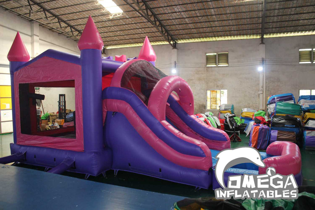 Princess Bricks Mega Inflatable Wet Dry Combo
