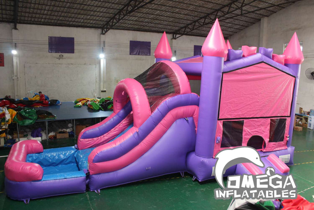 Princess Bricks Mega Inflatable Wet Dry Combo