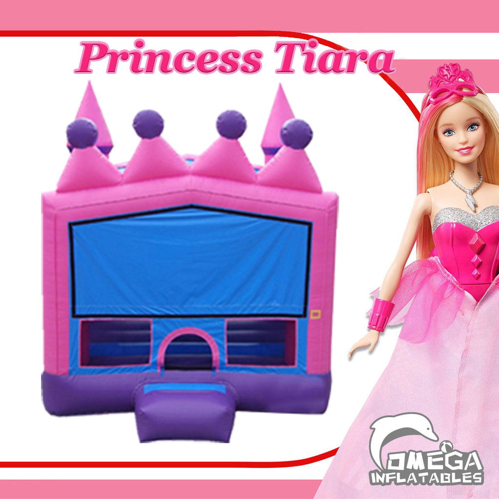 Princess Tiara Inflatable Bounce House