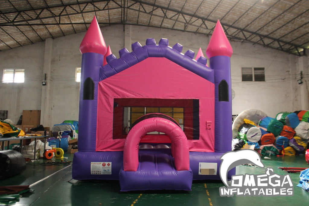Purple & Pink Inflatable Bounce House