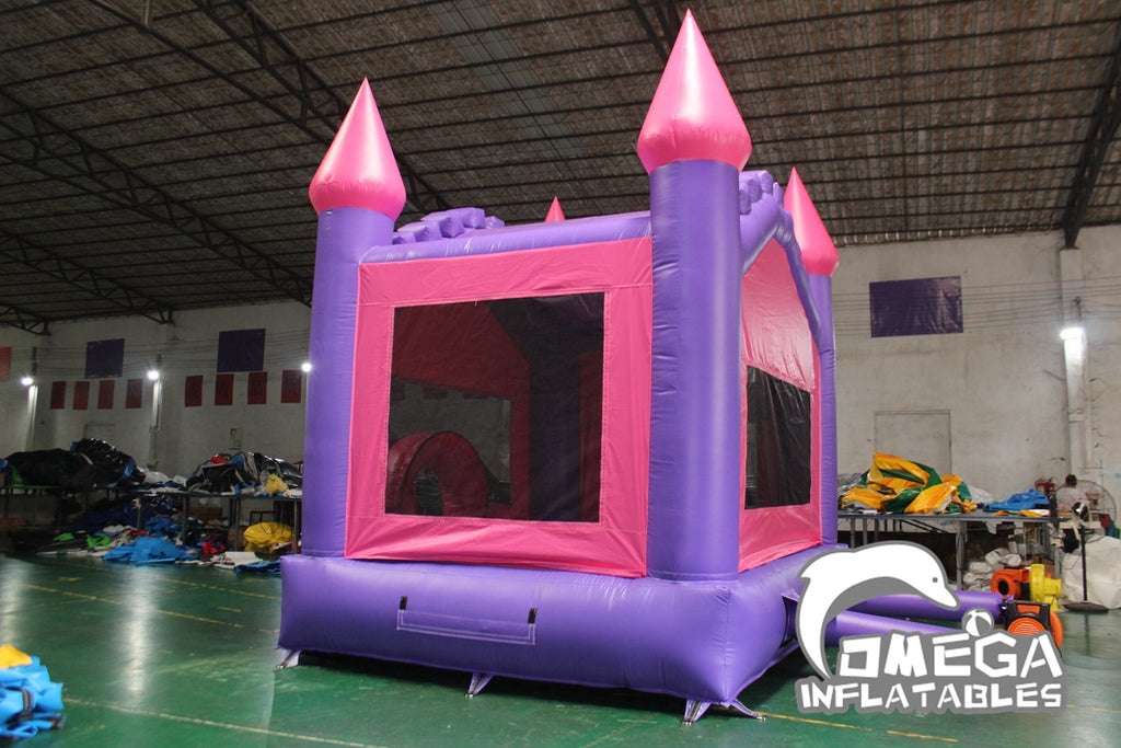 Purple & Pink Inflatable Bounce House