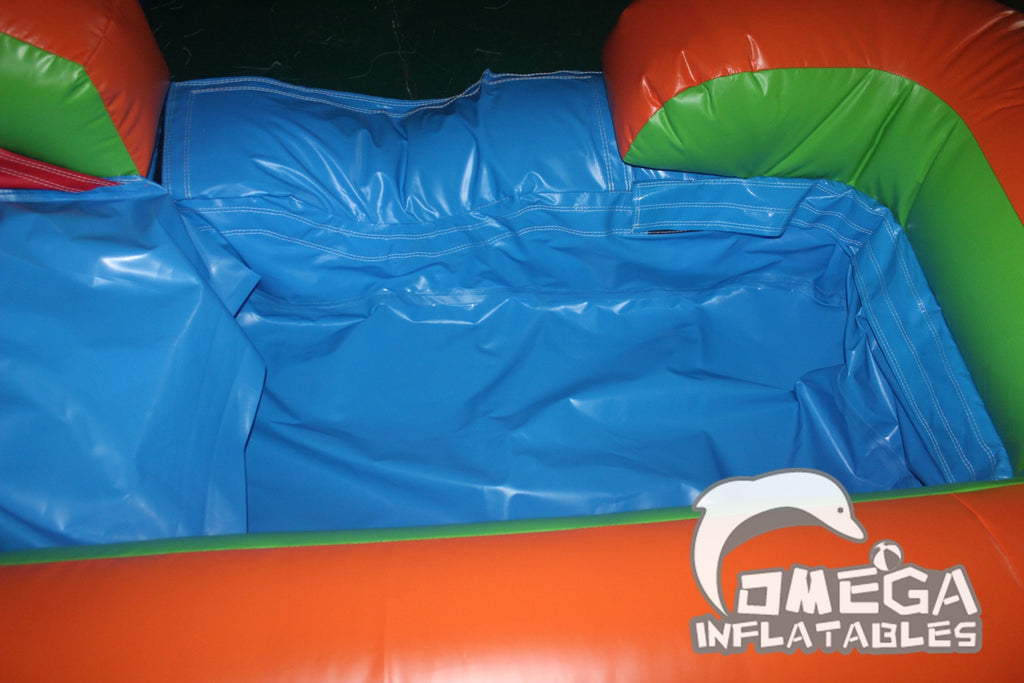 Rainbow Double Slides Bounce House Wet Dry Combo