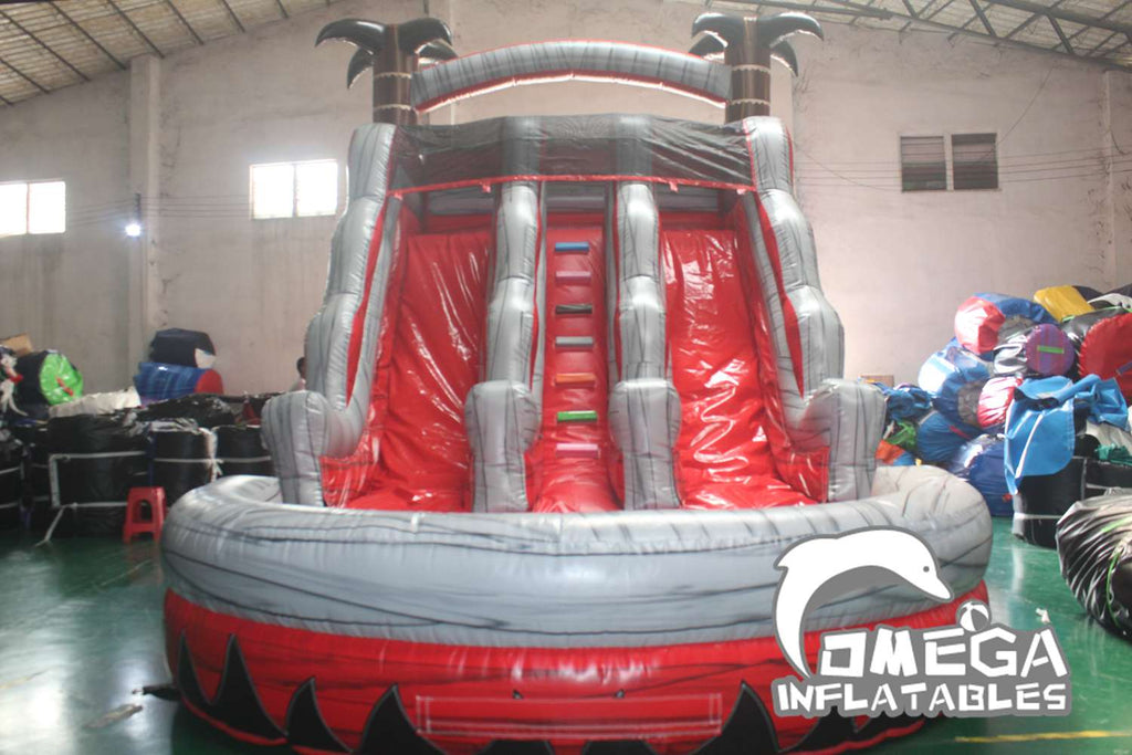 17FT Red Rush Water Slide