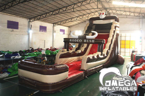 Omega Inflatables Factory - 18FT Castle Splash Water Slide Commercial ...