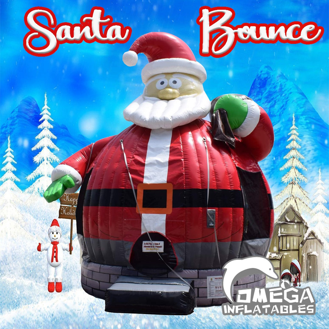 Bouncing Spring Santa Omega Inflatables Factory - Classic Castle Bounce House Company For Sale