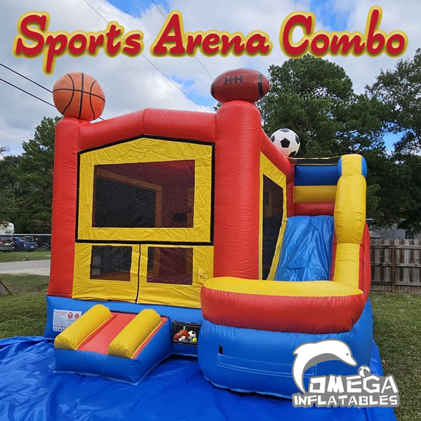 Omega Inflatables Factory - Sports Arena Inflatable Dry Combo