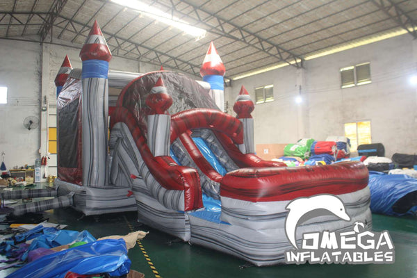 Omega Inflatables Factory - Titanium Dual Lane Front Loader Combo