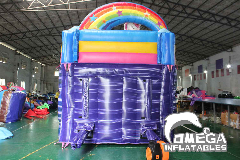 14FT Unicorn Inflatable Water Slide