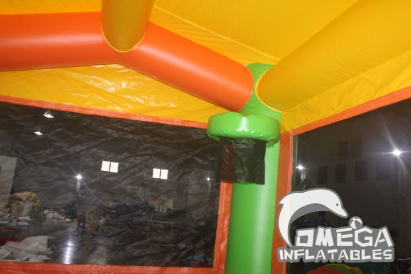 10x10FT Yellow Bricks Castle Bounce house