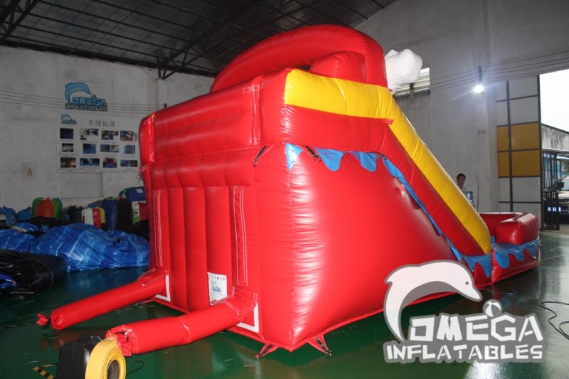 11FT Rainbow Cloud Wet Dry Slide - Omega Inflatables Factory