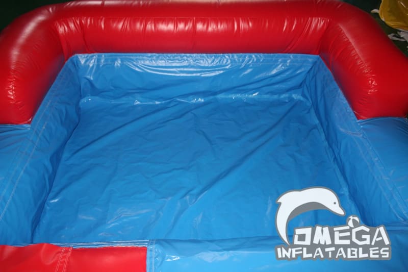 11FT Rainbow Cloud Wet Dry Slide - Omega Inflatables Factory