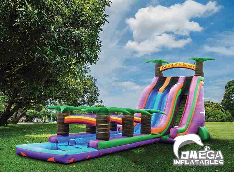 22FT Bermuda Blast Inflatable Water Slide