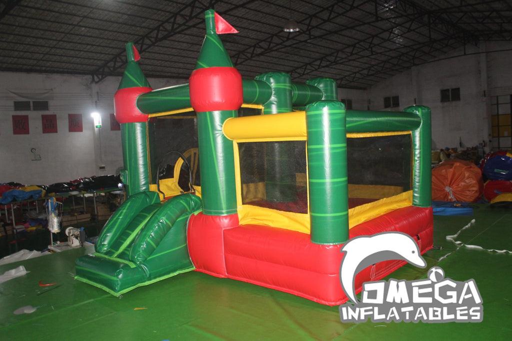 Marble Mini Bouncy Castle with Ball Pit