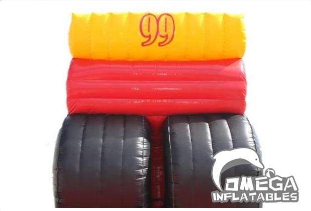 14FT Commercial Inflatable Manufacturers Race Car Water Slide