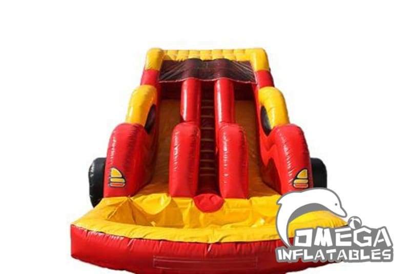 14FT Commercial Inflatable Manufacturers Race Car Water Slide