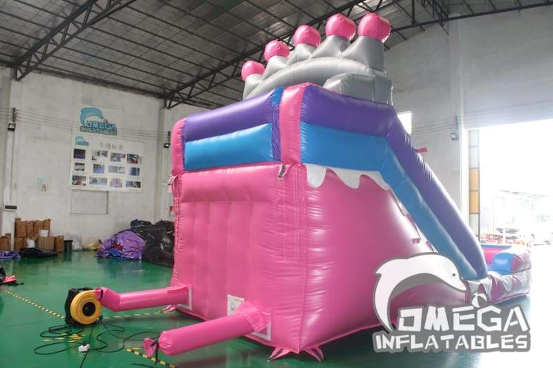 14FT Princess Tiara Water Slide