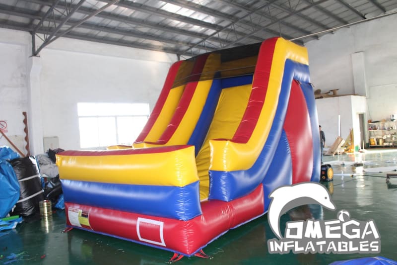 14FT Mini Colorful Dry Slide