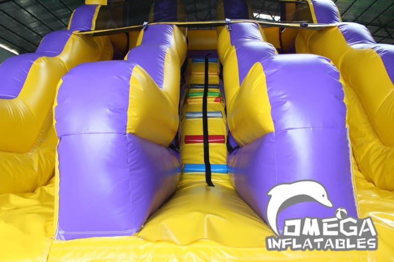 15FT LSU Tigers Themed Water Slide - Omega Inflatables Factory