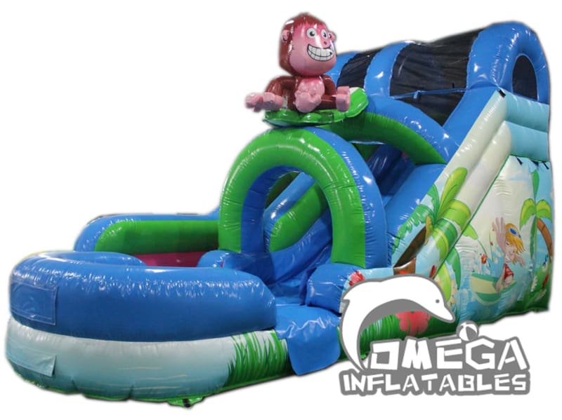 15FT Monkey Surf Inflatable Water Slide