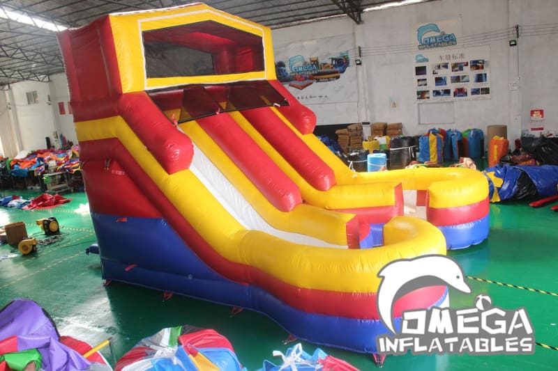 16FT Ninja Module Water Slide - Omega Inflatables Factory