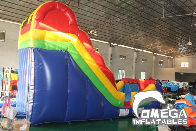 16FT Rainbow Colorful Water Slide
