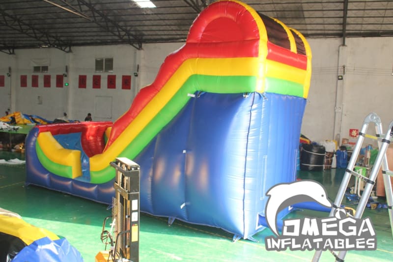 16FT Rainbow Colorful Water Slide