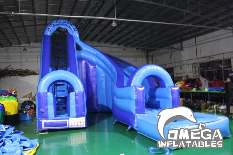 18FT Big Dipper Water Slide with Pool