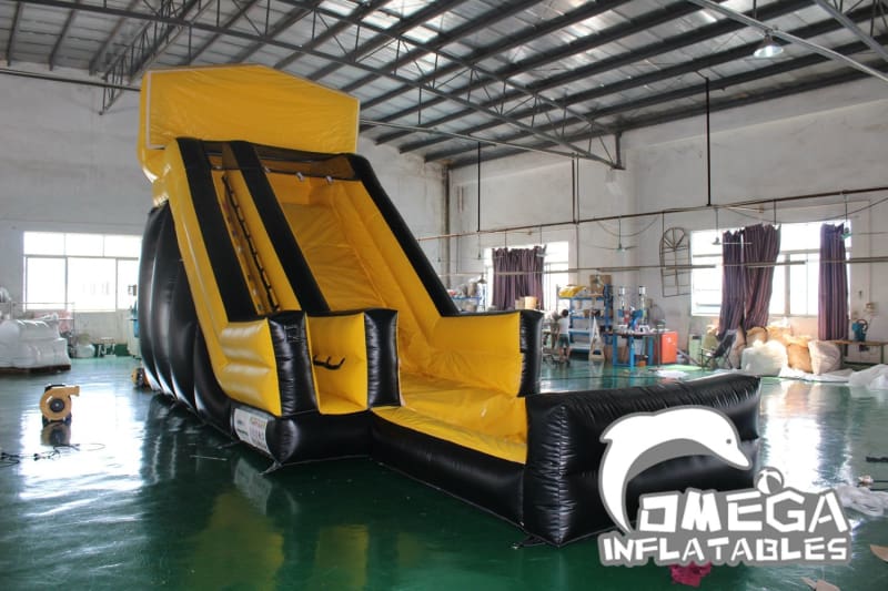 18FT Black and Gold Modular Wet Dry Slide