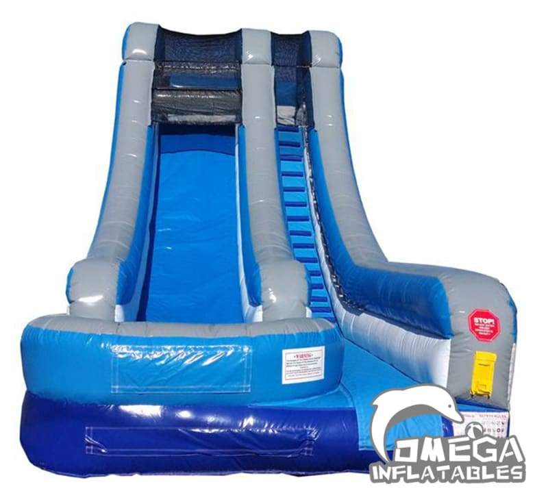 18FT Blue Wet Dry Inflatable Slide